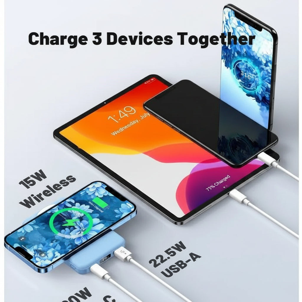SnapCharge Pro™ 2026 Edition | Magnetic Fast Charging Power Bank