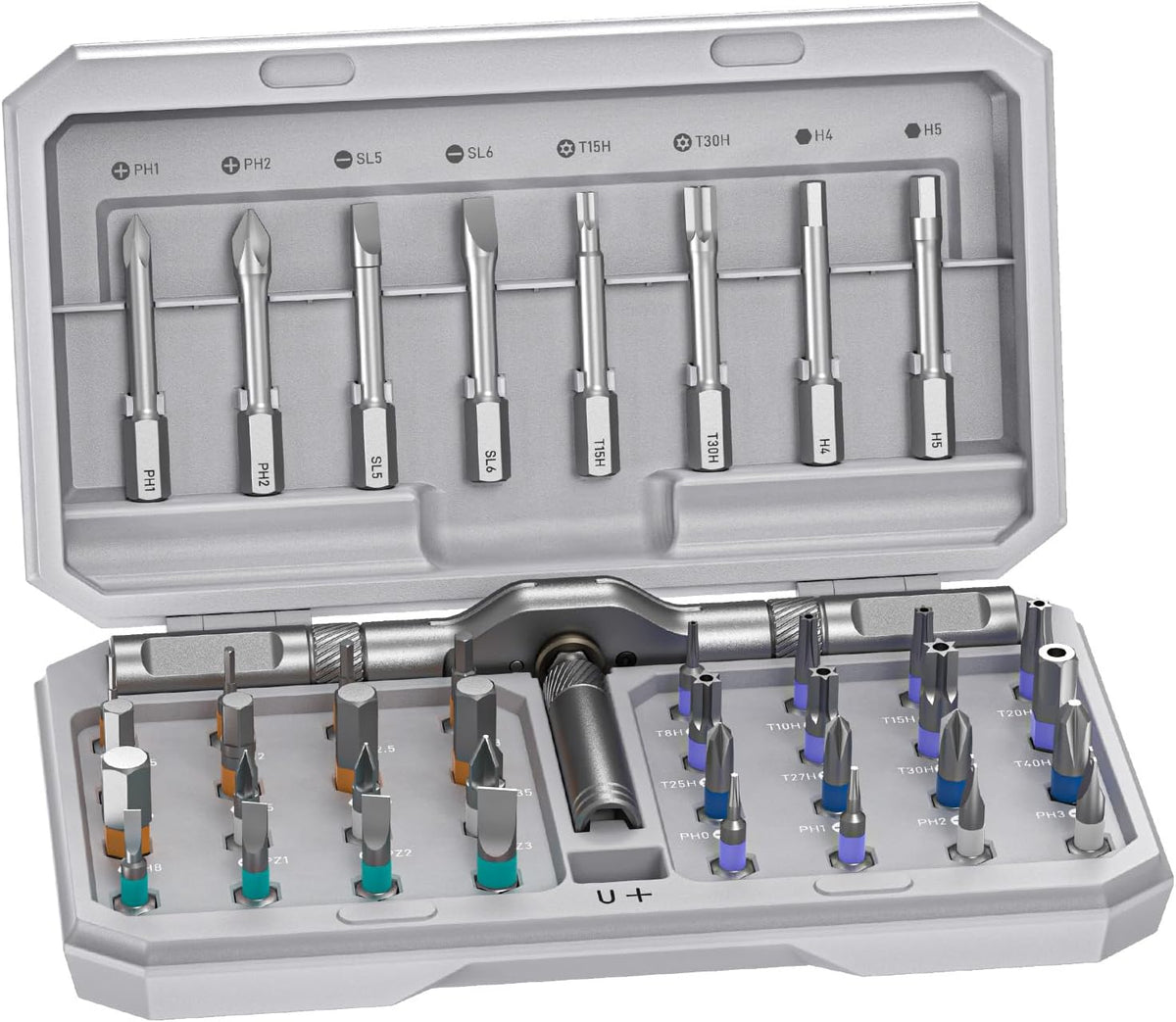 42 in 1 Magnetic Screwdriver Set, Multi Bit Ratcheting Screwdriver Set