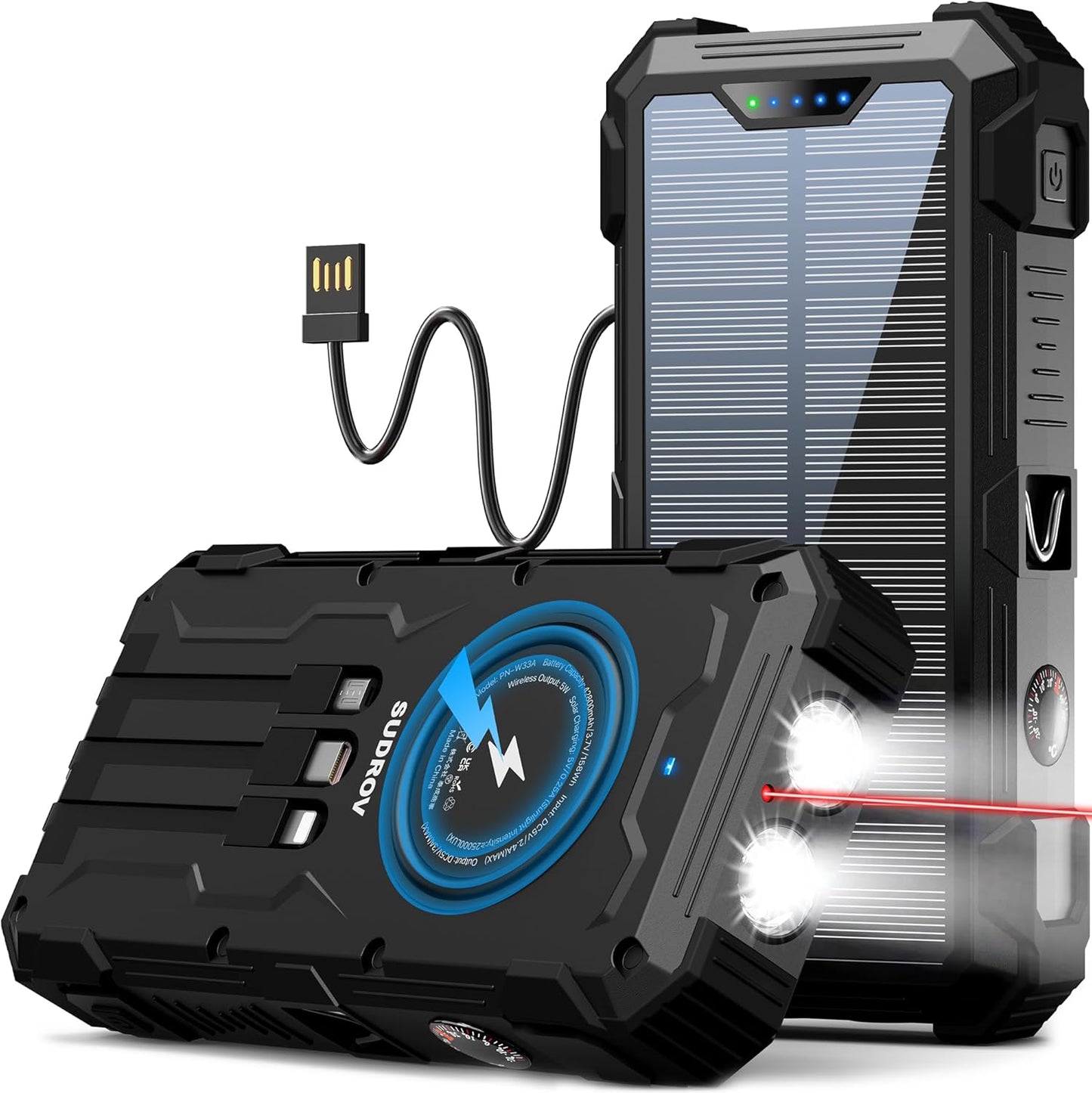 9Game Solar Power Bank 42800mAh