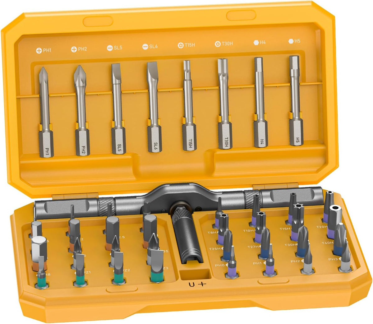 42 in 1 Magnetic Screwdriver Set, Multi Bit Ratcheting Screwdriver Set
