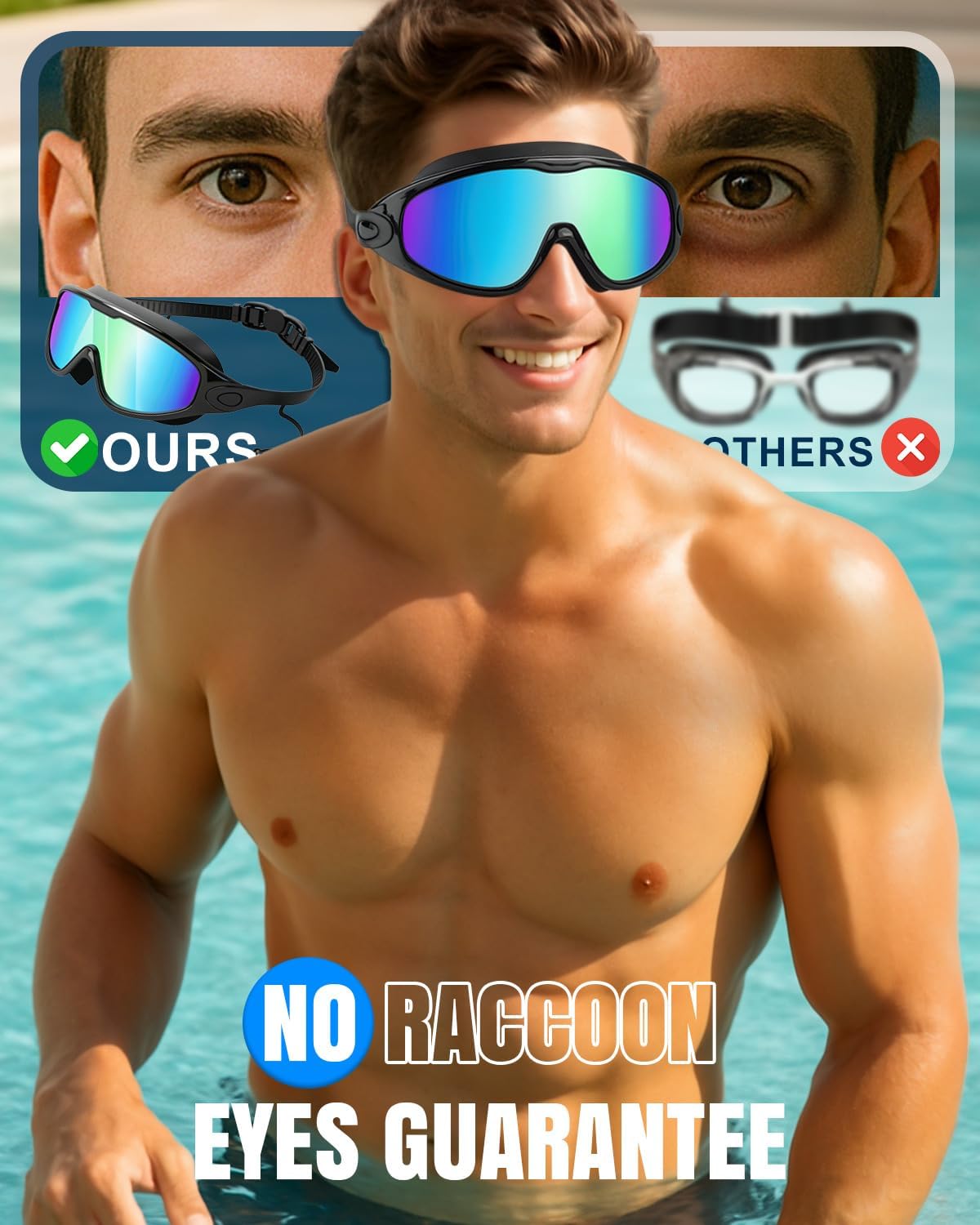 9Game™ AquaShield Kids Swim Goggles