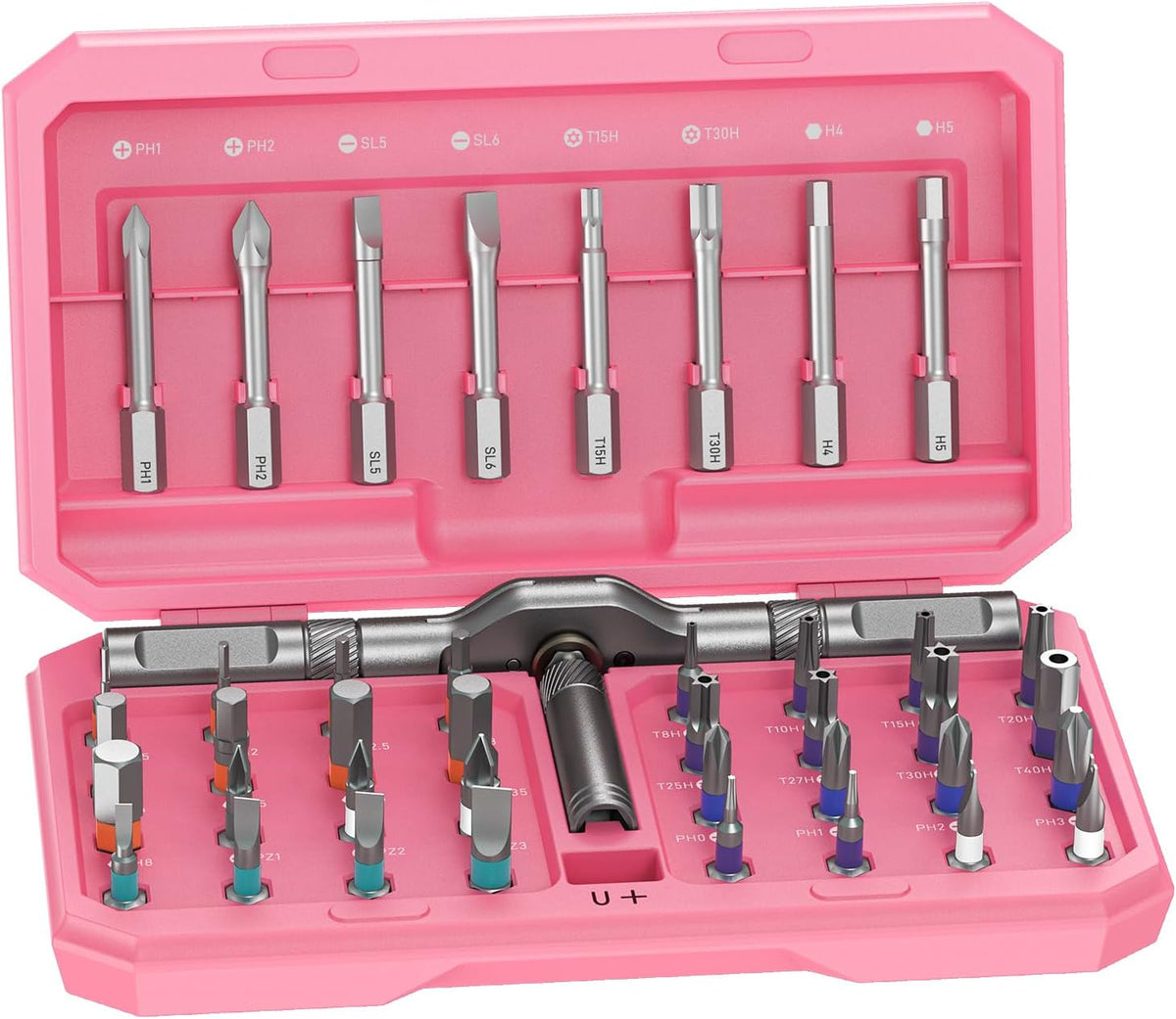 42 in 1 Magnetic Screwdriver Set, Multi Bit Ratcheting Screwdriver Set
