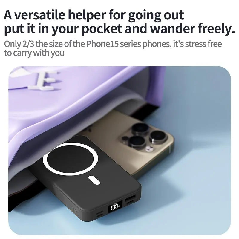 SnapCharge Pro™ 2026 Edition | Magnetic Fast Charging Power Bank